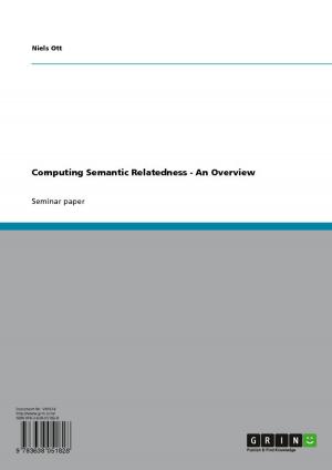 Cover of the book Computing Semantic Relatedness by Björn Kirsten