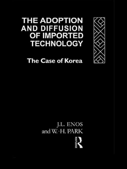 Cover of the book The Adoption and Diffusion of Imported Technology by J. L. Enos, Taylor and Francis