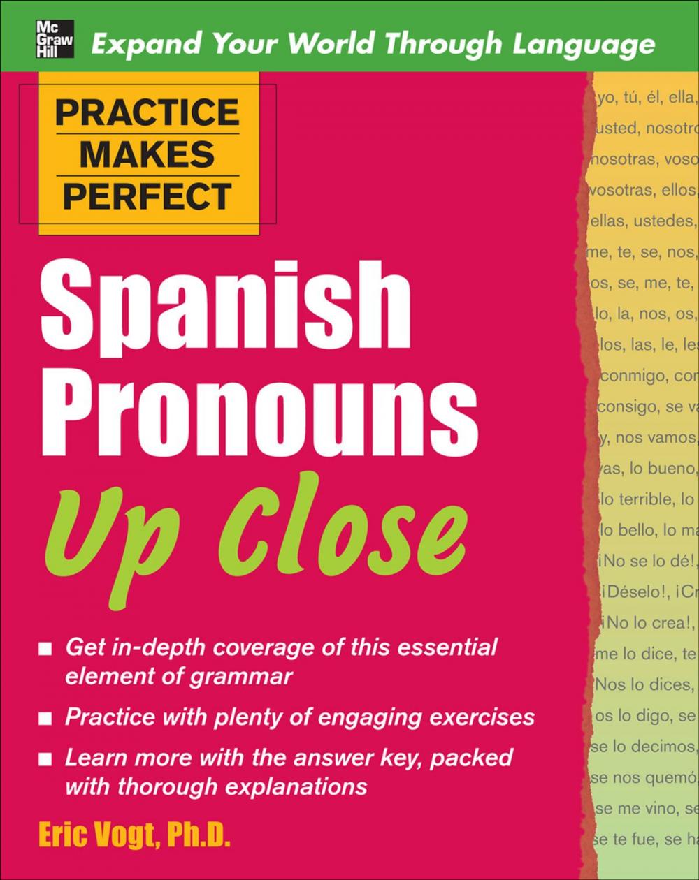 Big bigCover of Practice Makes Perfect Spanish Pronouns Up Close