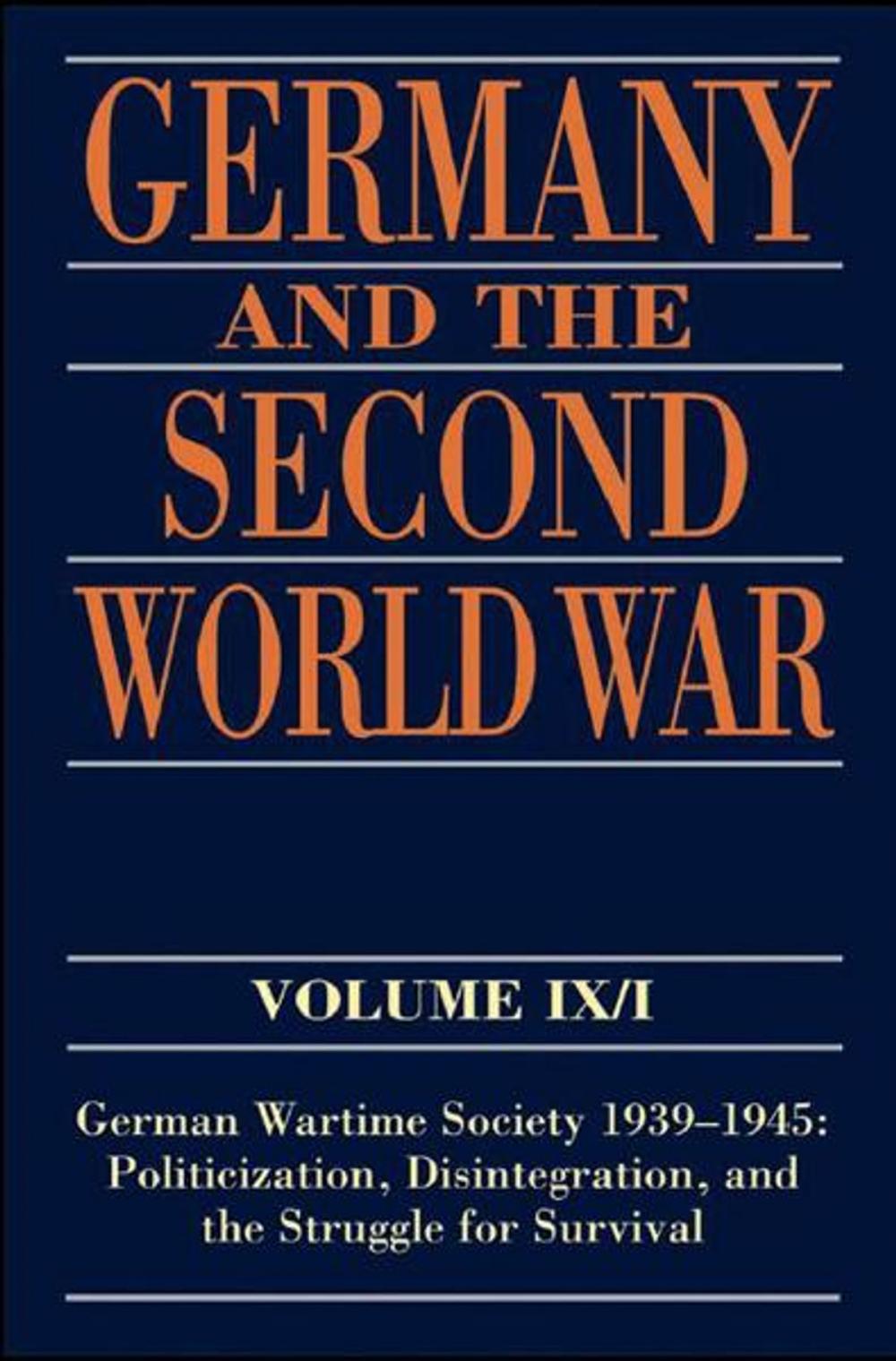 Big bigCover of Germany and the Second World War