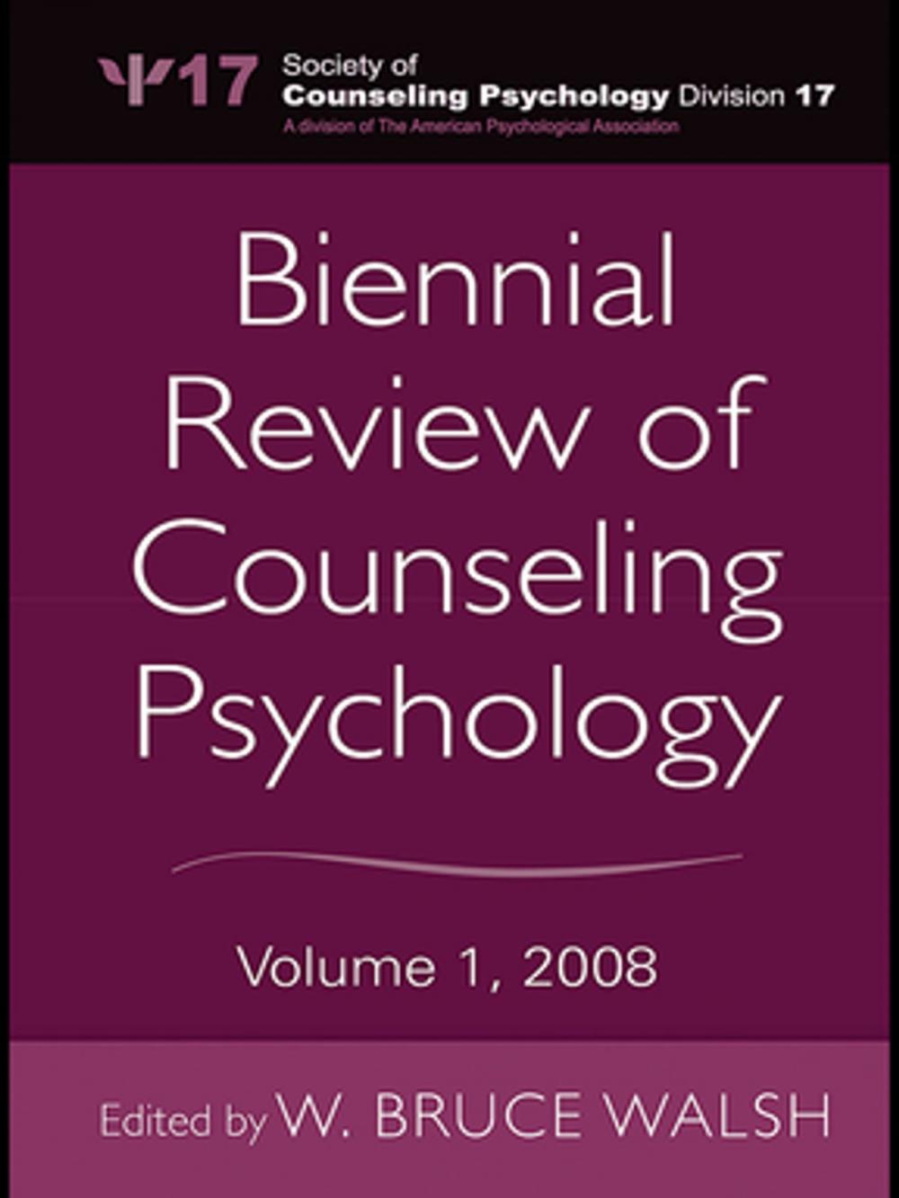 Big bigCover of Biennial Review of Counseling Psychology