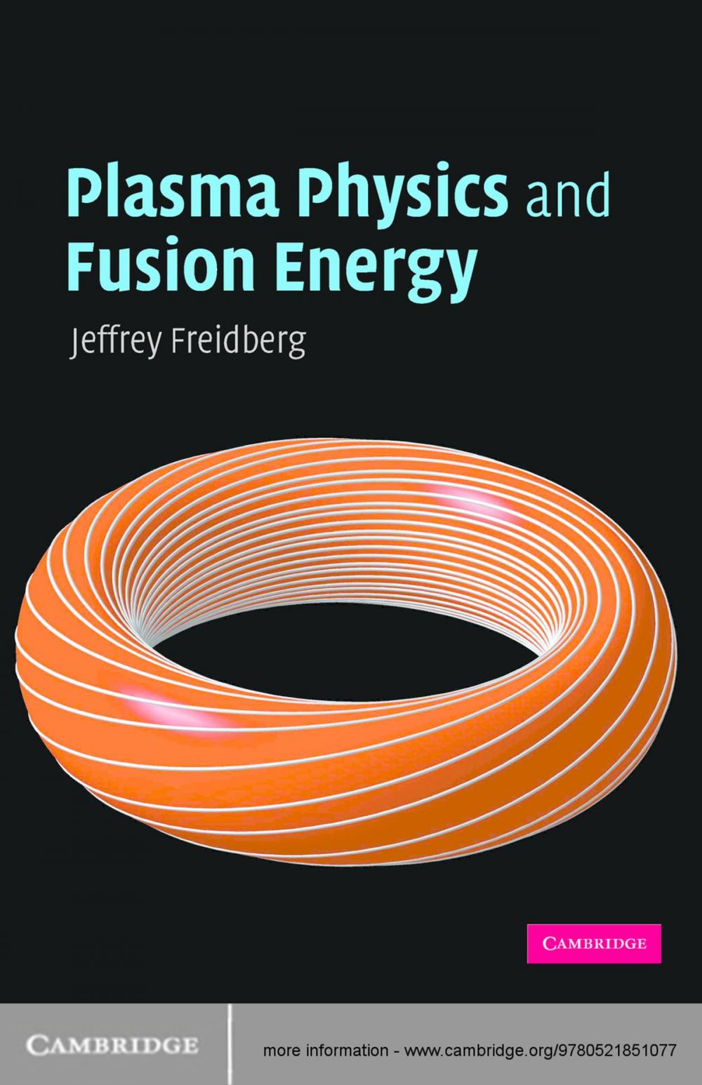 Big bigCover of Plasma Physics and Fusion Energy