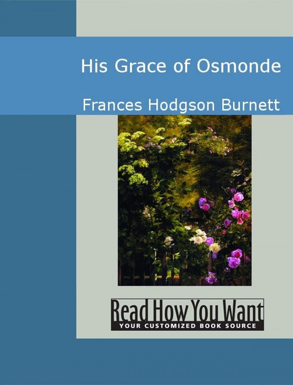 Big bigCover of His Grace Of Osmonde