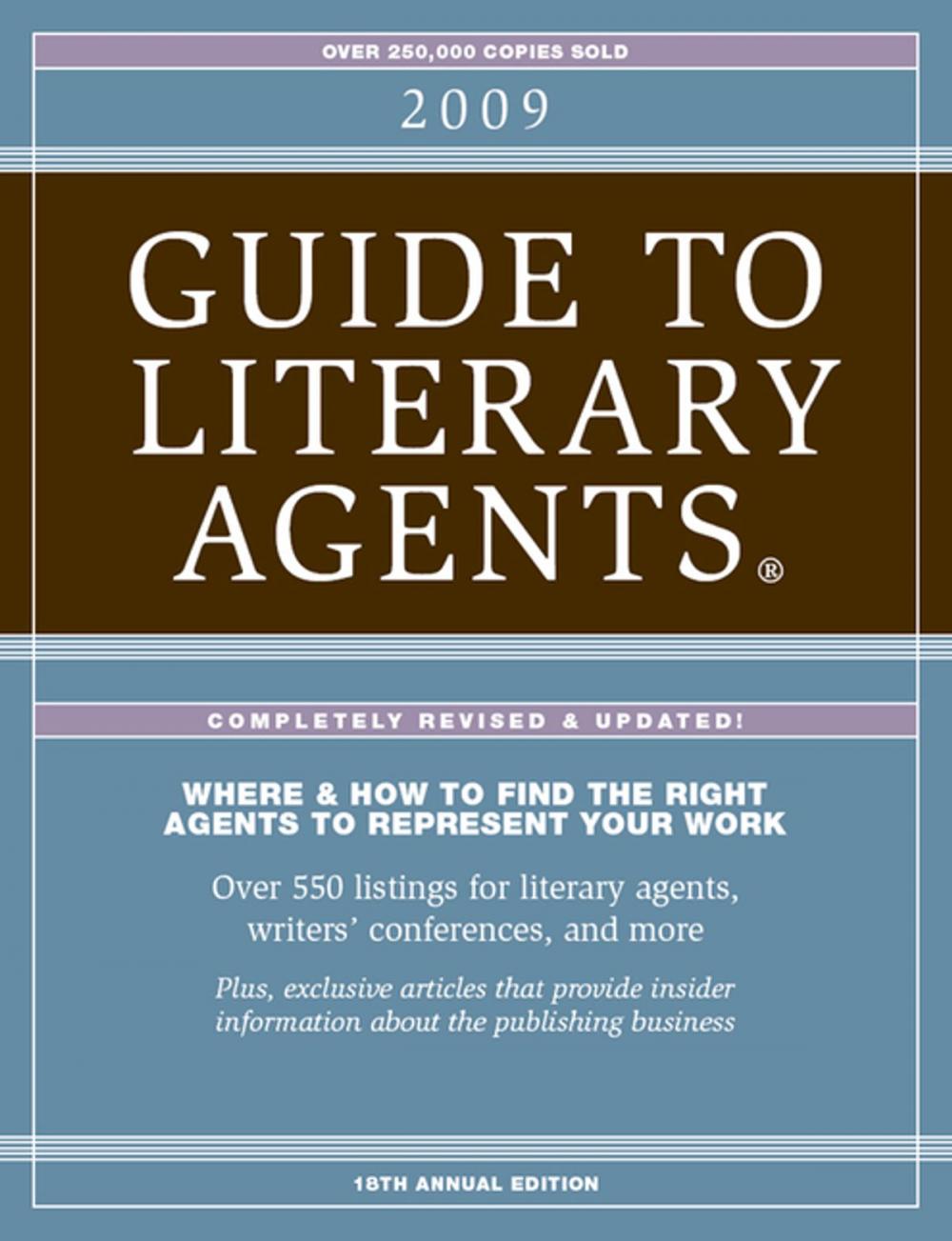 Big bigCover of 2009 Guide To Literary Agents - Articles