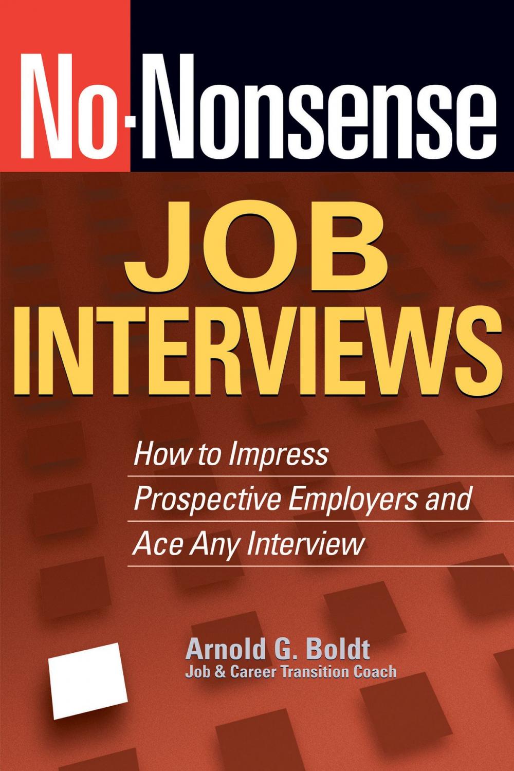 Big bigCover of No-Nonsense Job Interviews