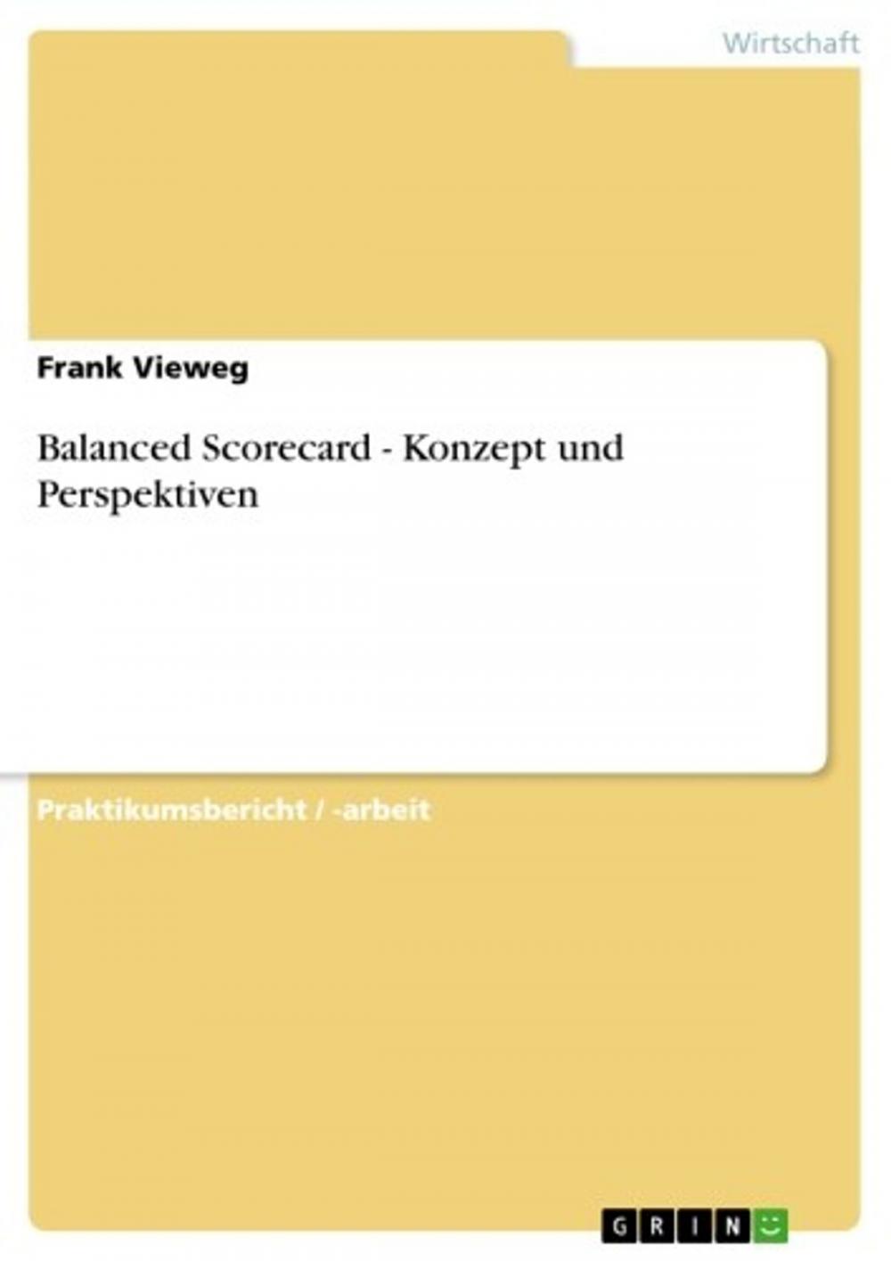 Big bigCover of Balanced Scorecard - Konzept und Perspektiven