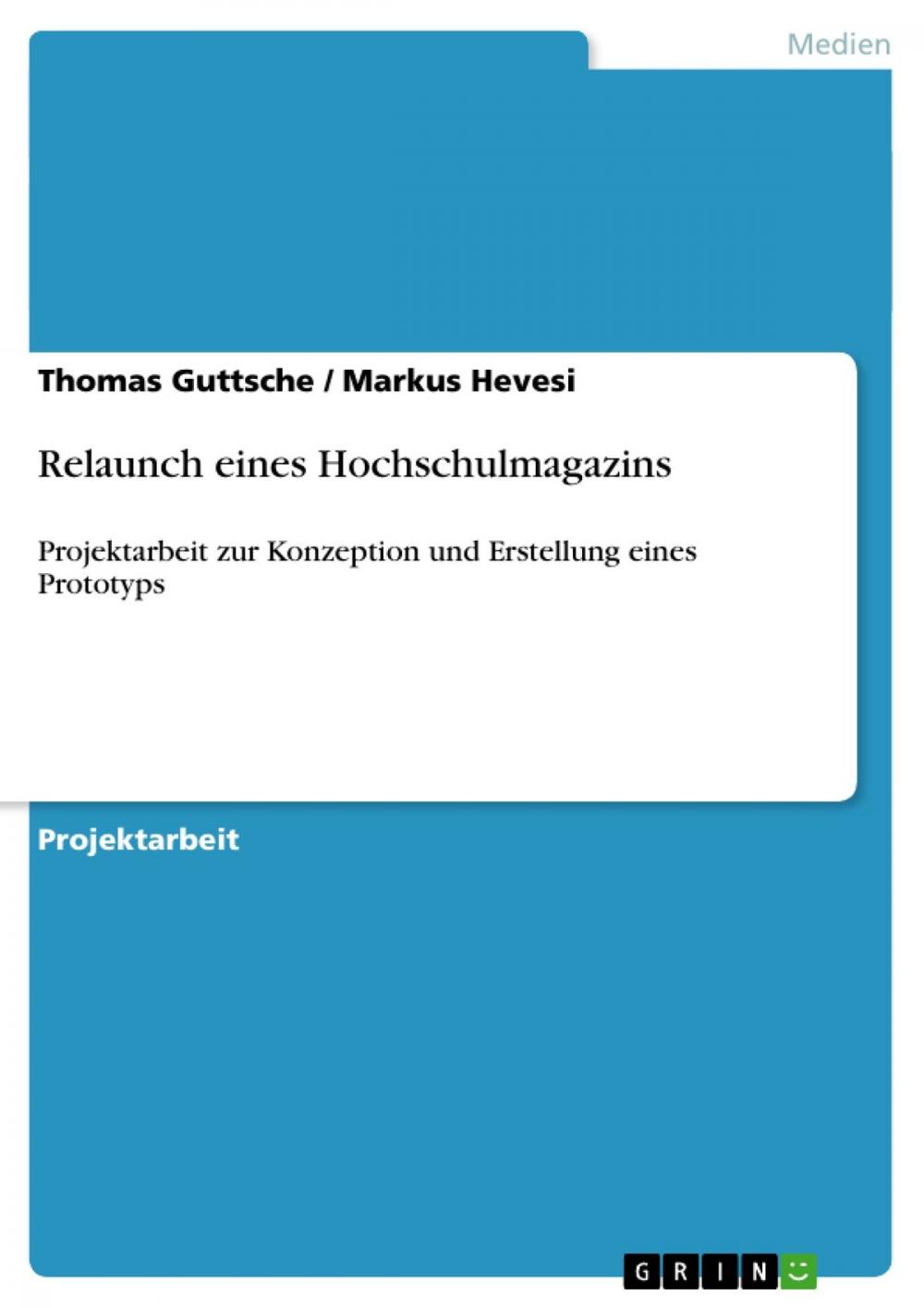 Big bigCover of Relaunch eines Hochschulmagazins