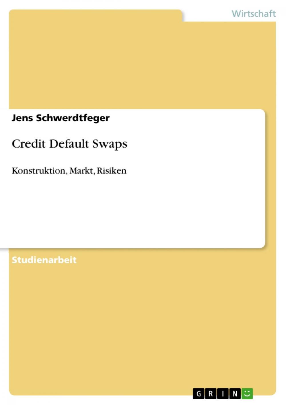 Big bigCover of Credit Default Swaps