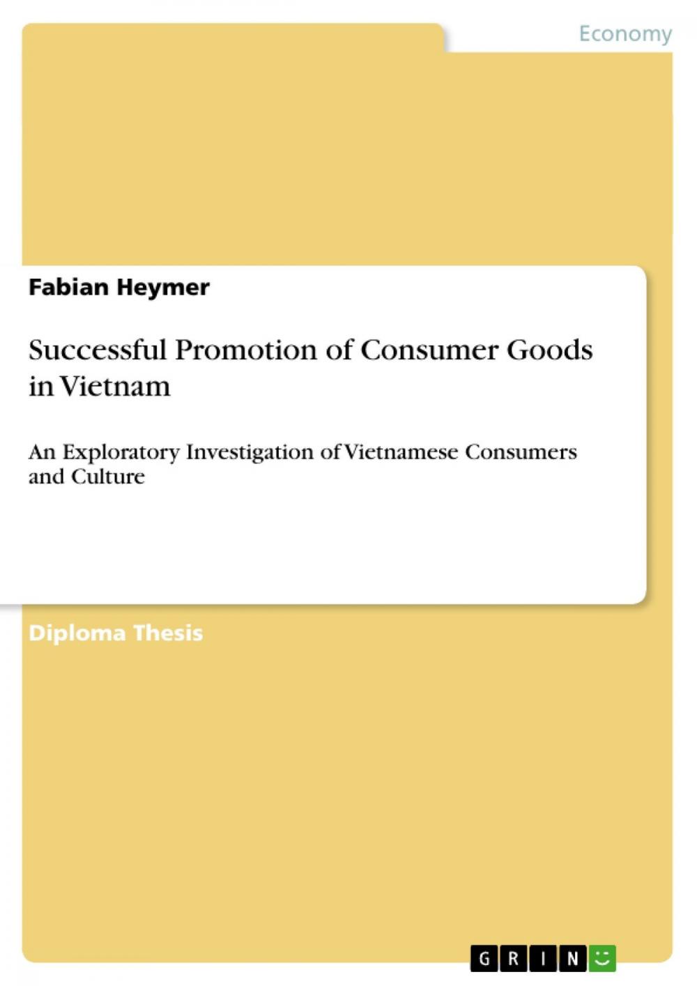 Big bigCover of Successful Promotion of Consumer Goods in Vietnam