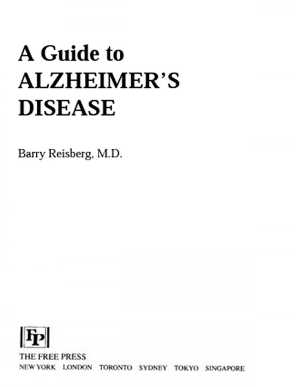 Big bigCover of Guide to Alzheimer's Disease