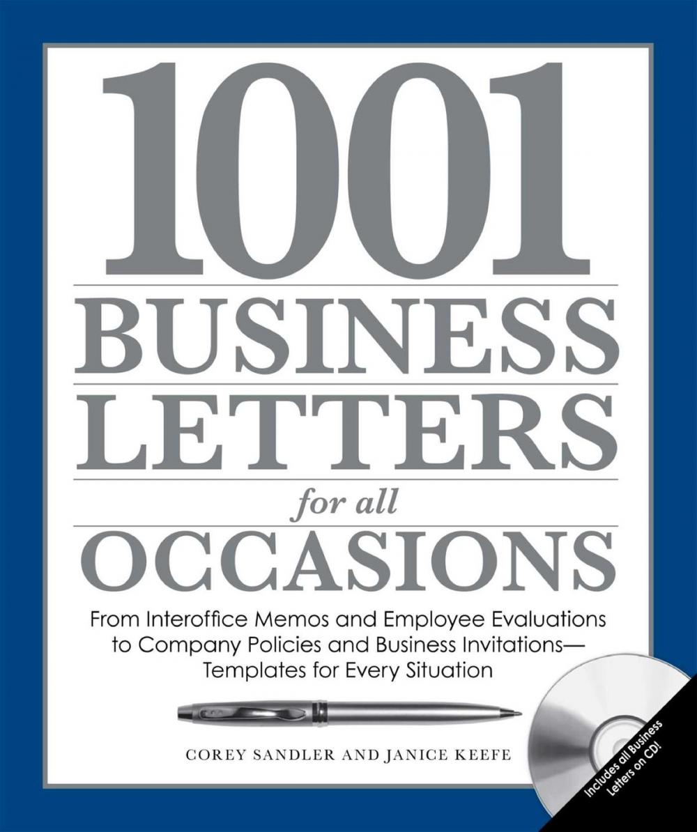 Big bigCover of 1001 Business Letters for All Occasions