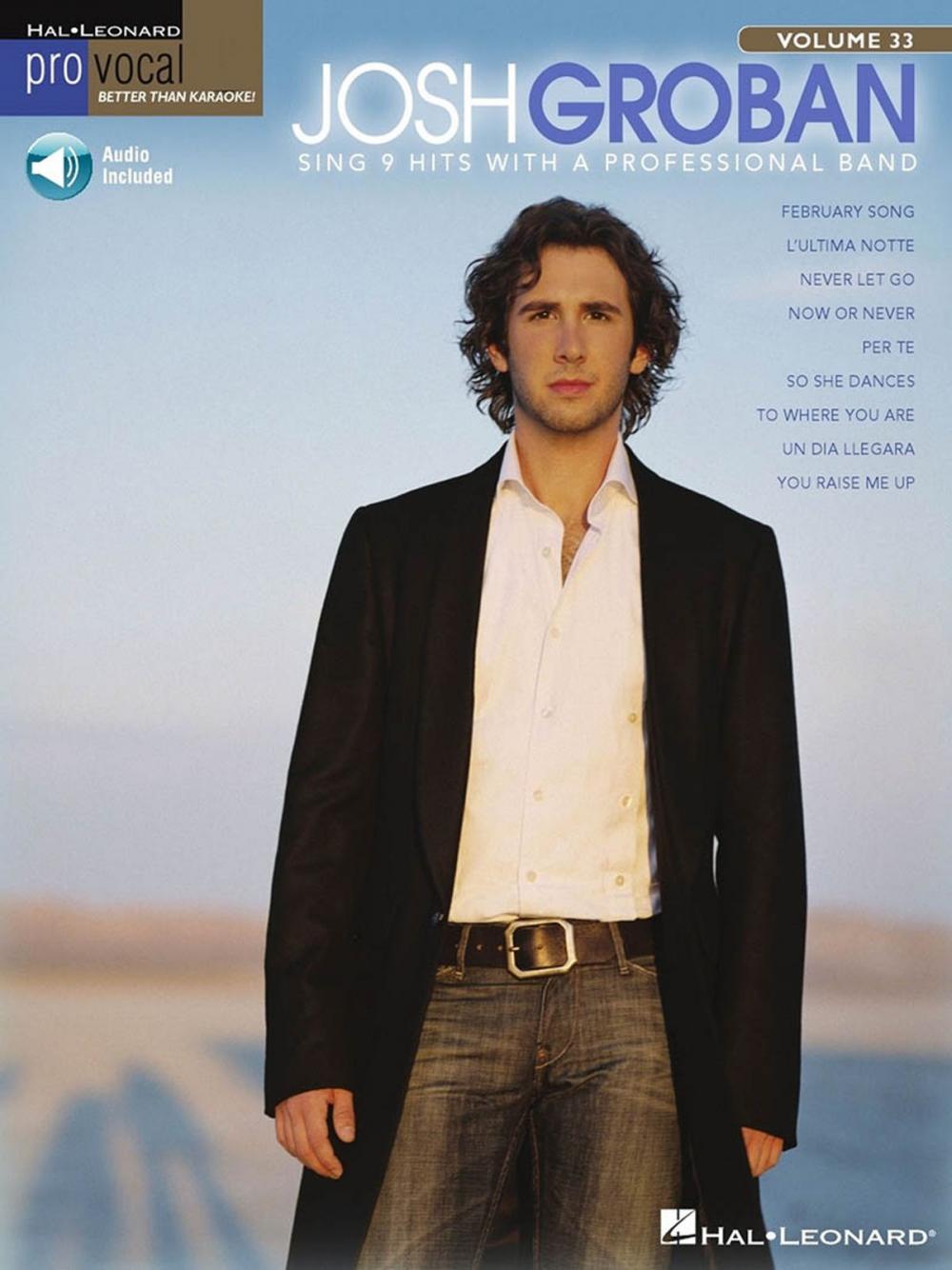 Big bigCover of Josh Groban - Pro Vocal Men's Edition