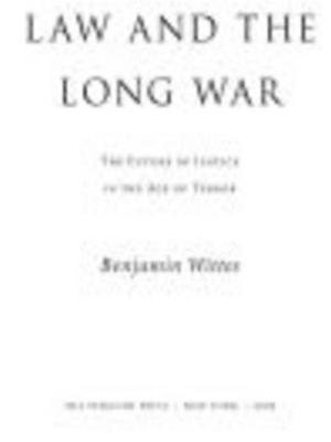 Cover of the book Law and the Long War by John Sedgwick