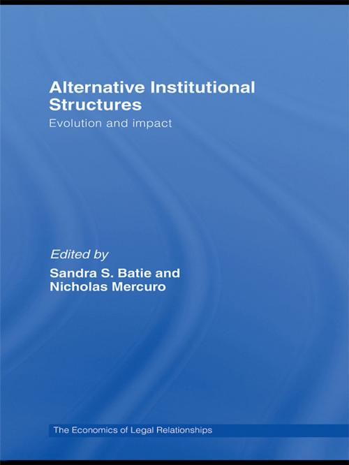 Cover of the book Alternative Institutional Structures by , Taylor and Francis