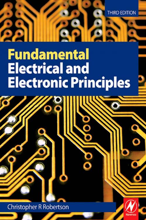 Cover of the book Fundamental Electrical and Electronic Principles by C R Robertson, CRC Press