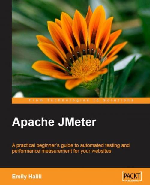 Cover of the book Apache JMeter by Emily H. Halili, Packt Publishing