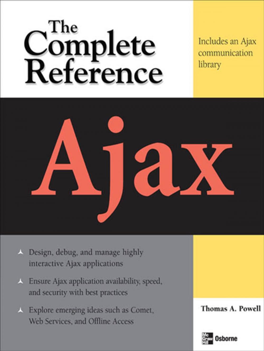 Big bigCover of Ajax: The Complete Reference