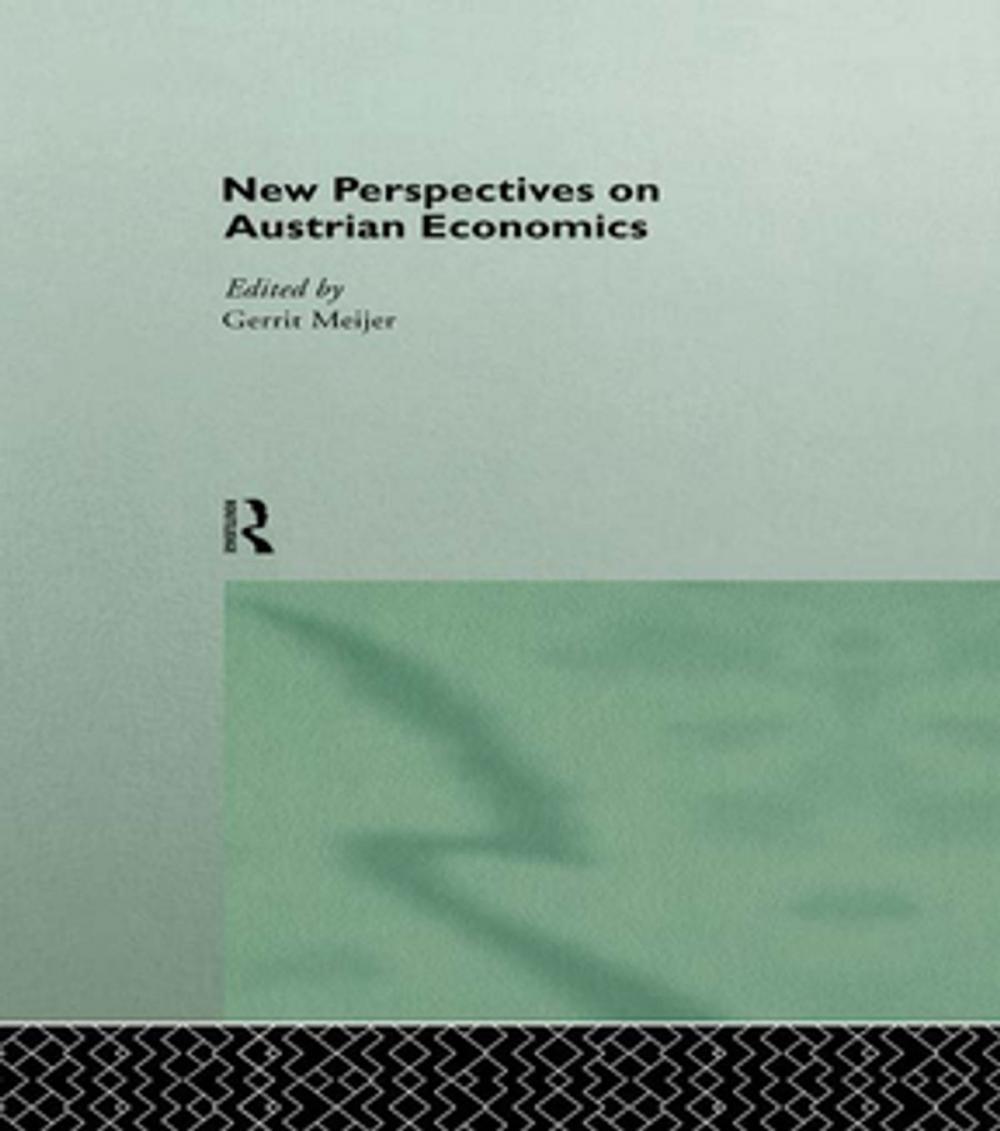 Big bigCover of New Perspectives on Austrian Economics