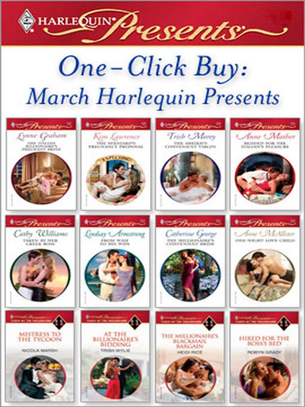 Big bigCover of One-Click Buy: March Harlequin Presents