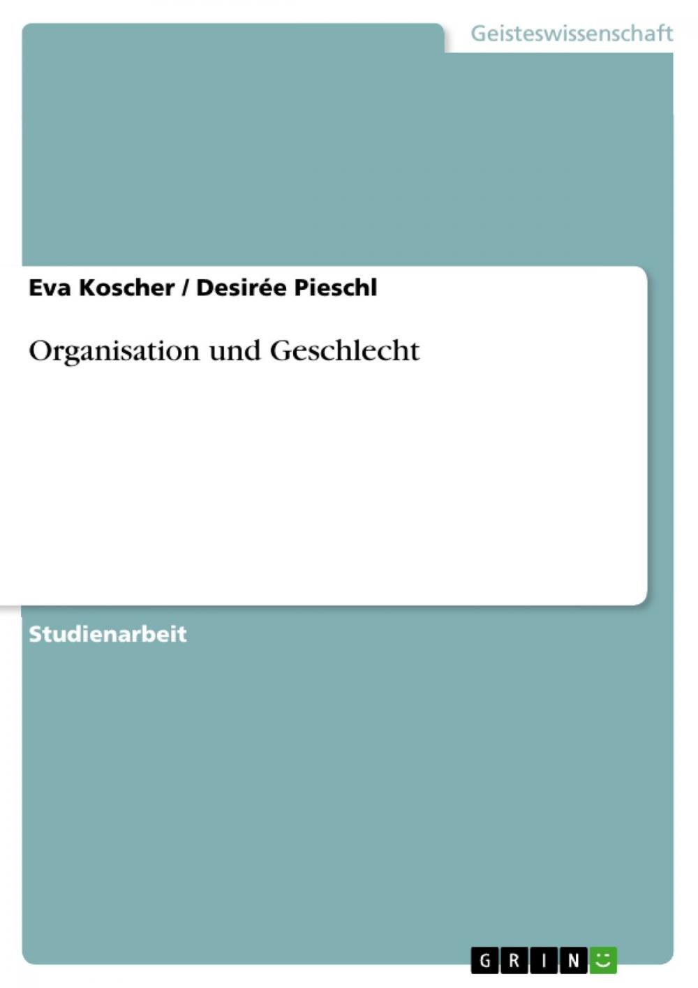 Big bigCover of Organisation und Geschlecht