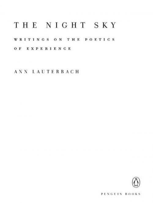 Cover of the book The Night Sky by Ann Lauterbach, Penguin Publishing Group