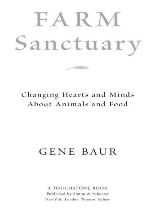 Cover of the book Farm Sanctuary by Gene Baur, Touchstone