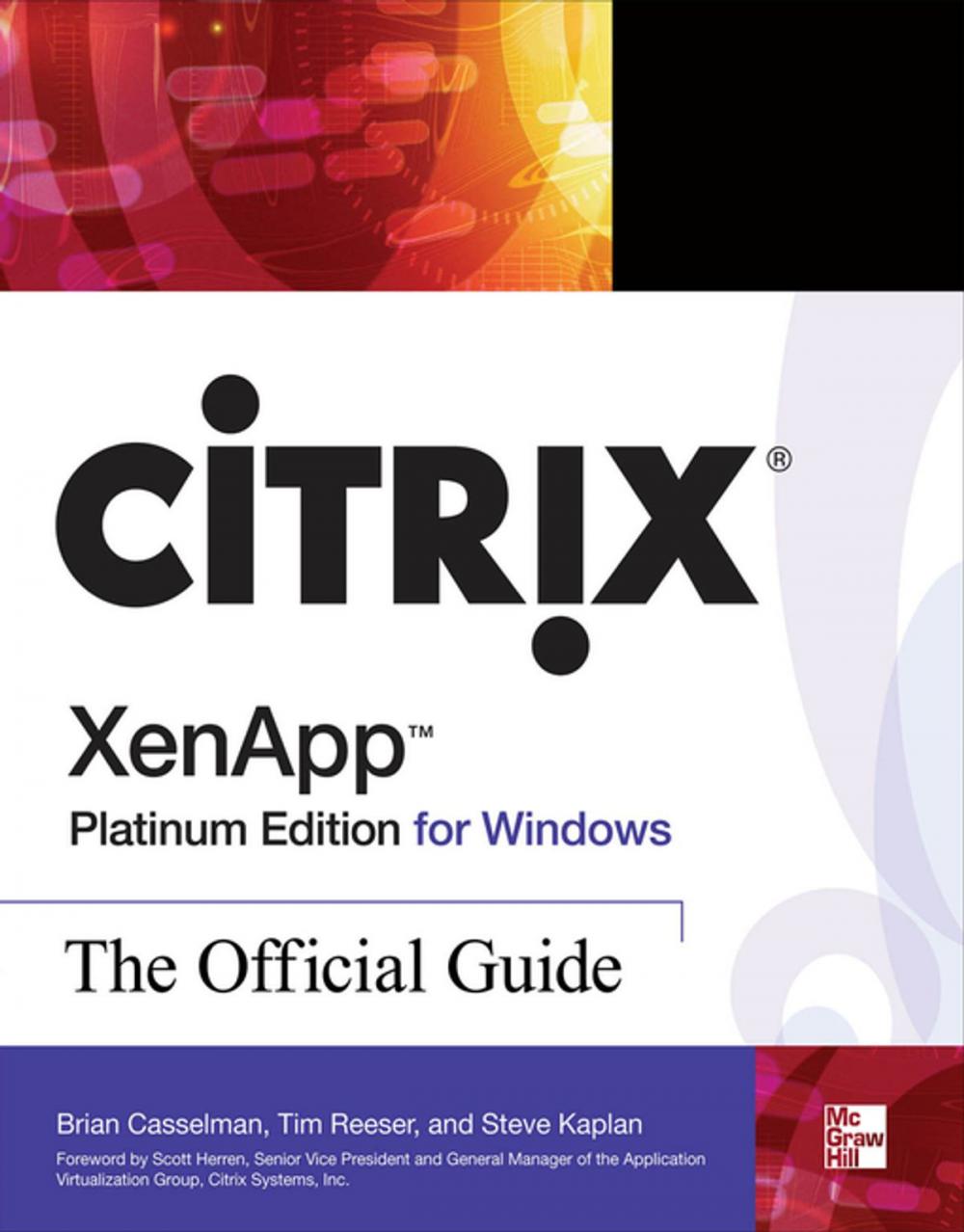 Big bigCover of Citrix XenApp Platinum Edition for Windows: The Official Guide