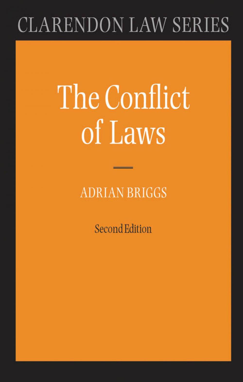 Big bigCover of The Conflict of Laws