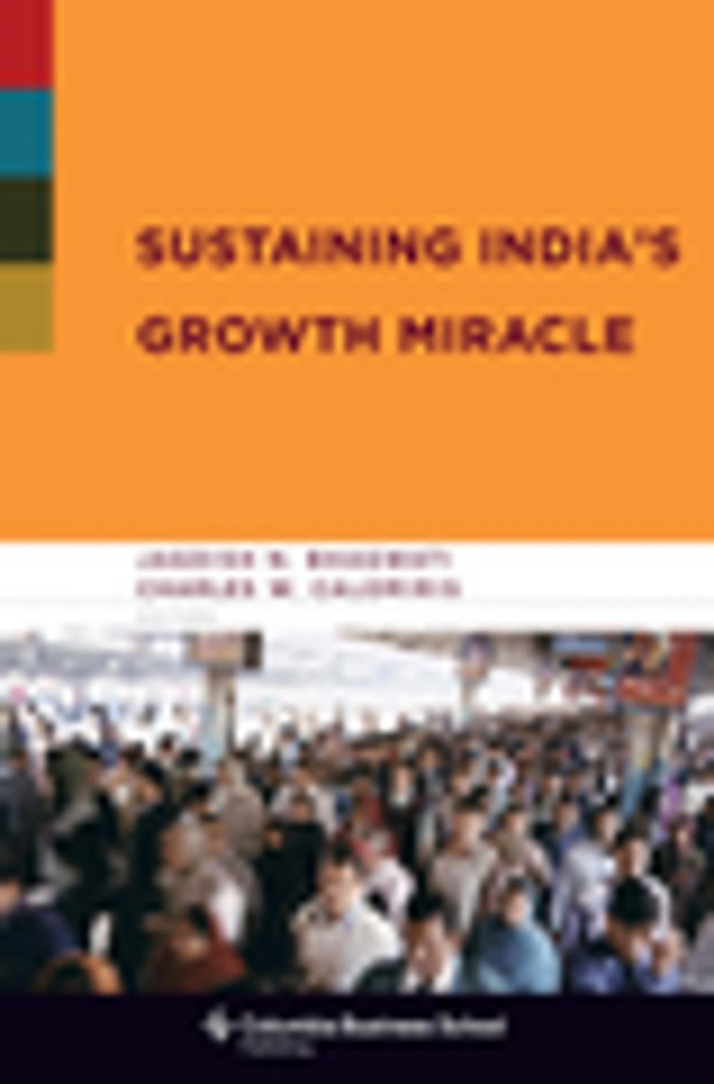 Big bigCover of Sustaining India's Growth Miracle