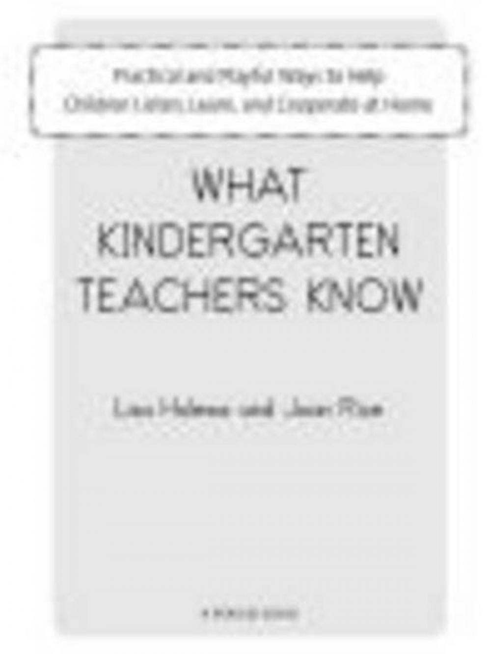 Big bigCover of What Kindergarten Teachers Know