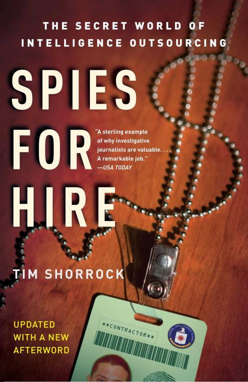 Cover of the book Spies for Hire by Tim Shorrock, Simon & Schuster