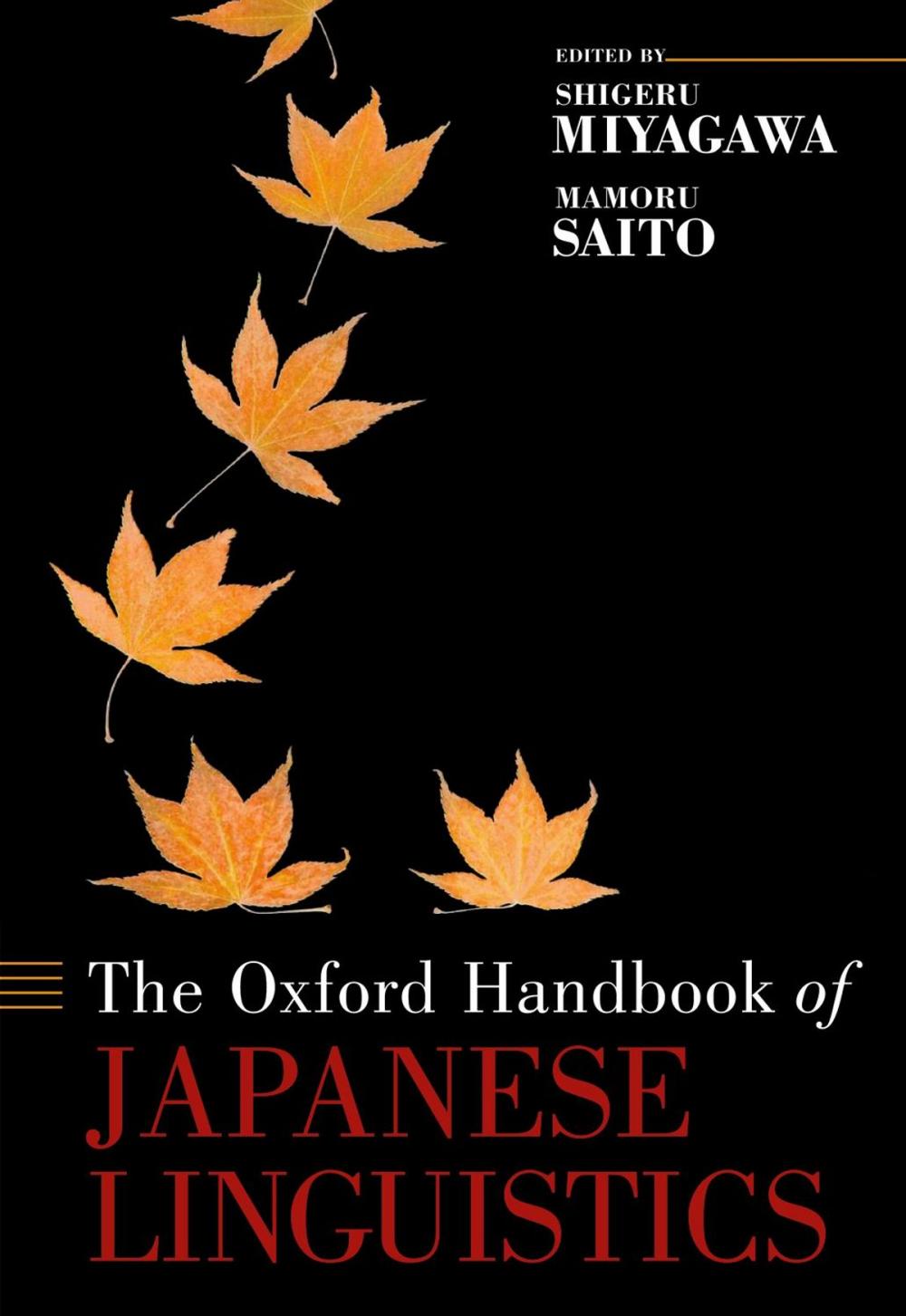 Big bigCover of The Oxford Handbook of Japanese Linguistics