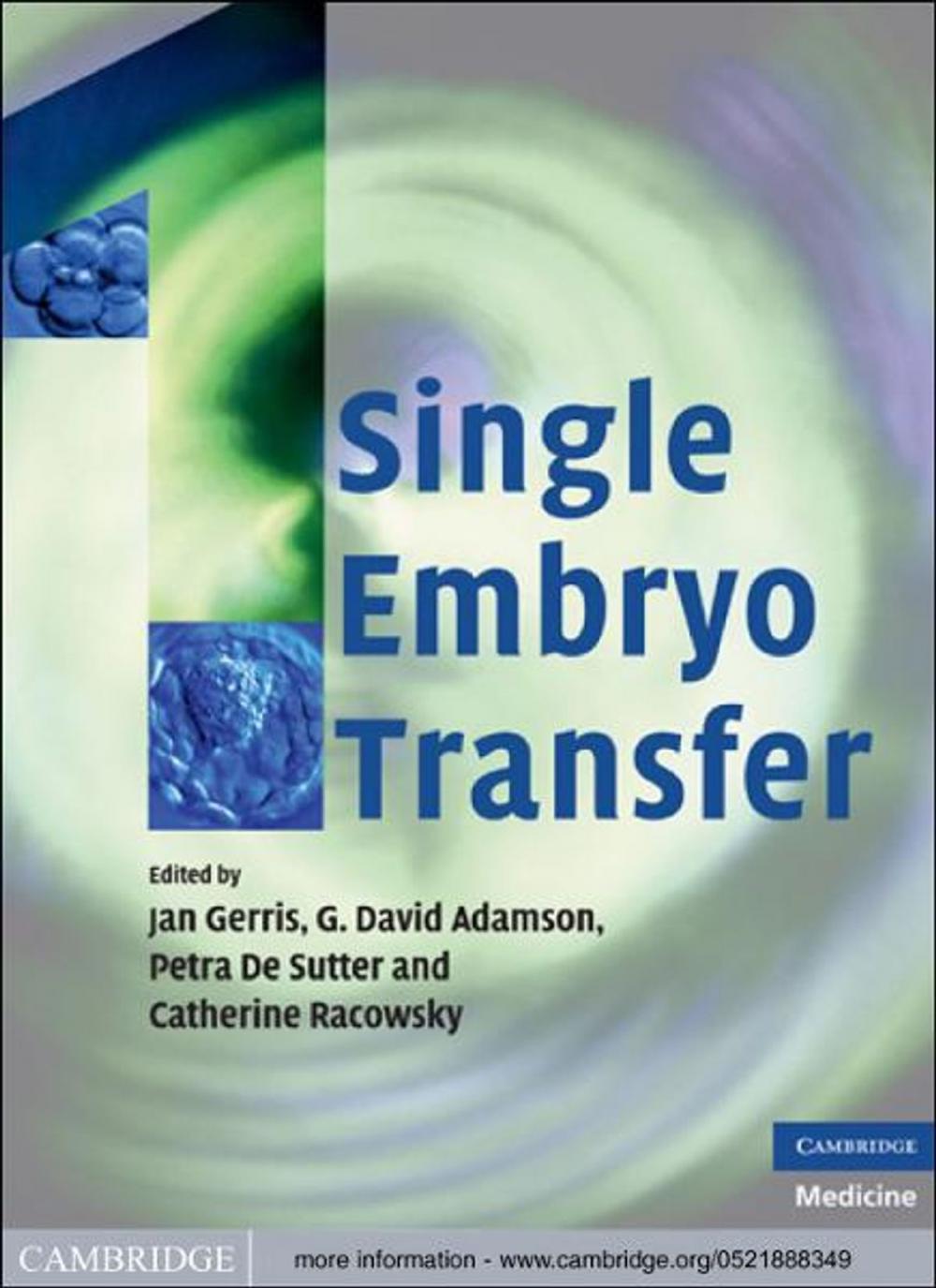 Big bigCover of Single Embryo Transfer