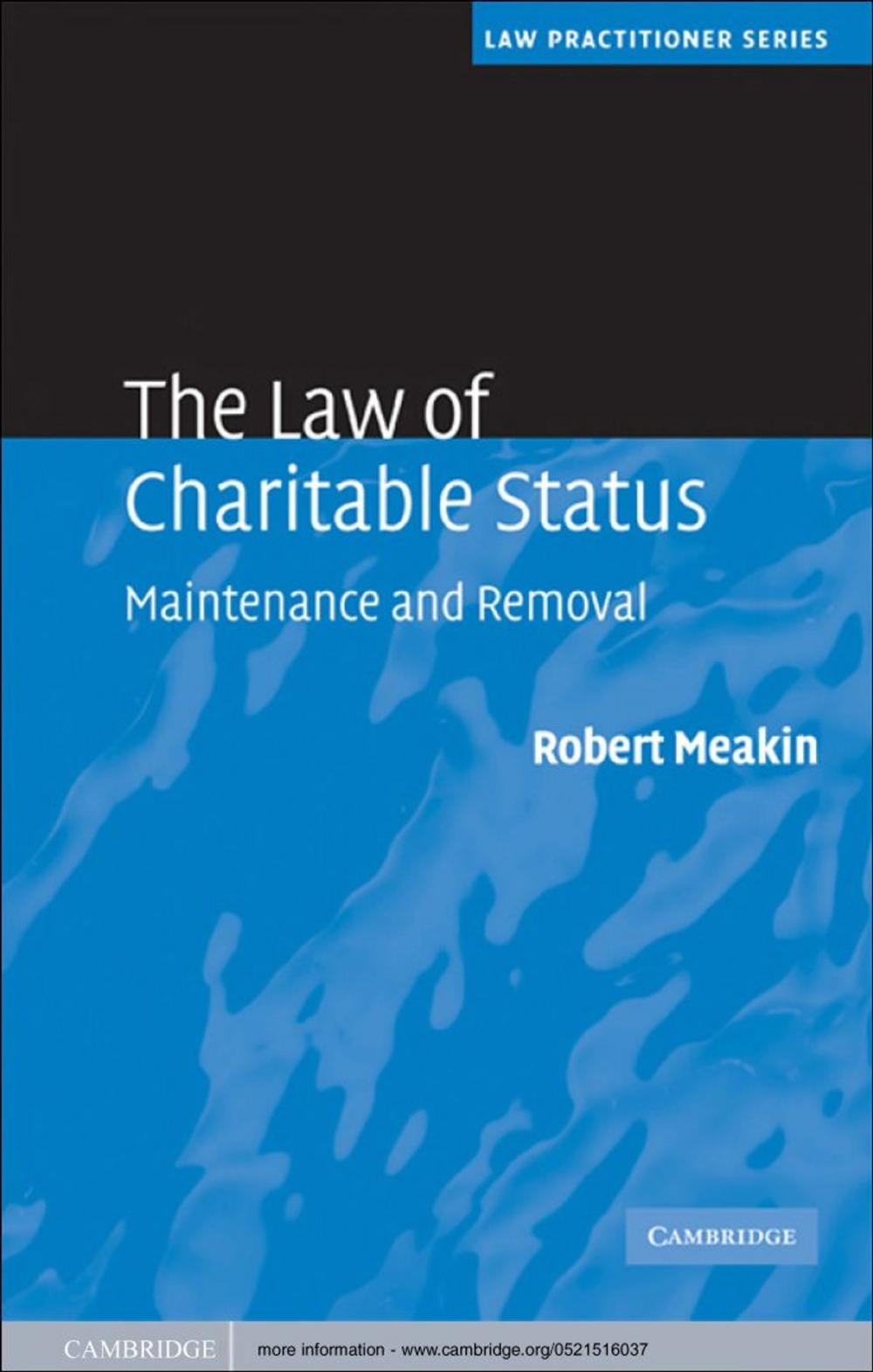 Big bigCover of The Law of Charitable Status