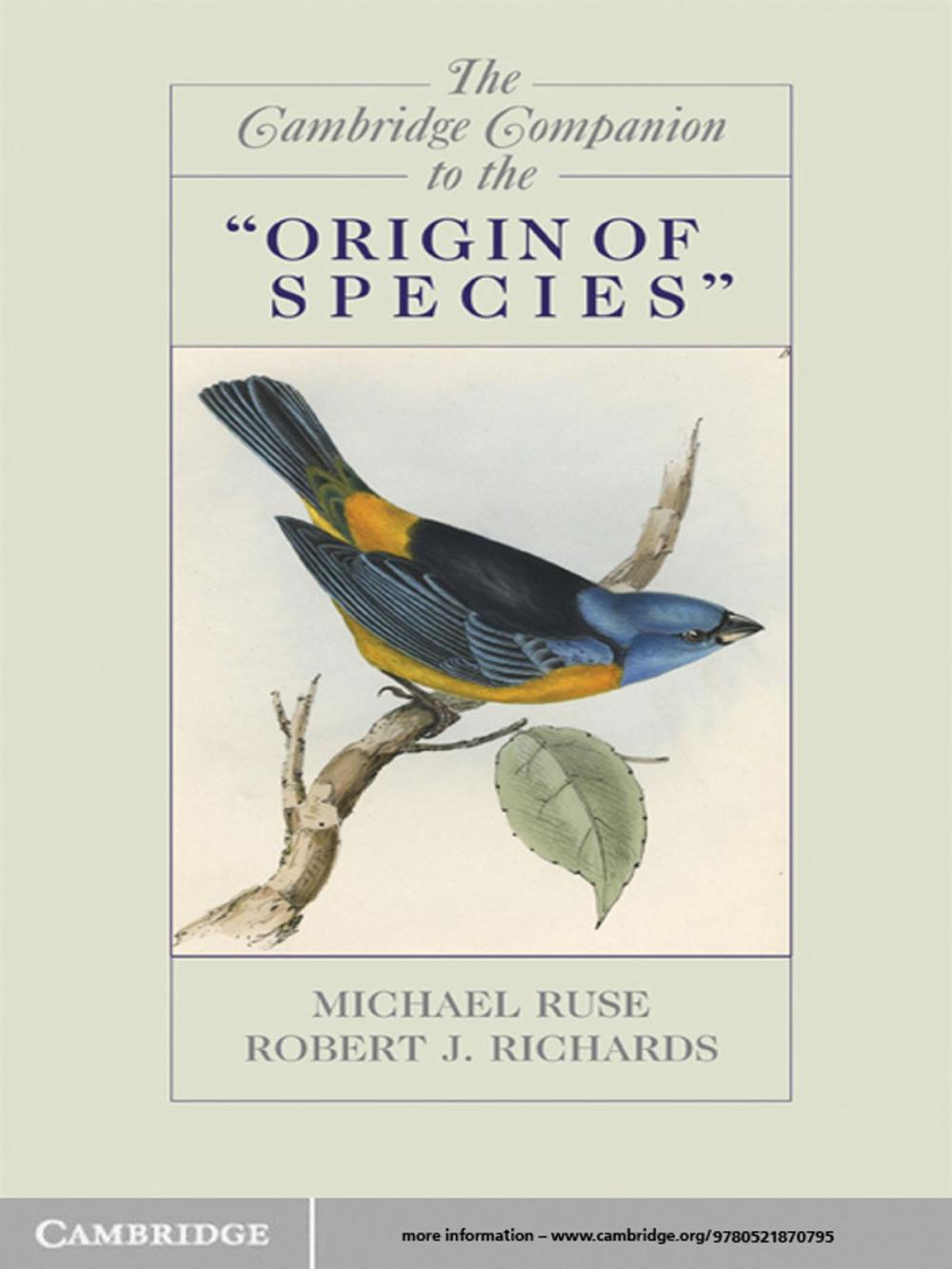 Big bigCover of The Cambridge Companion to the 'Origin of Species'