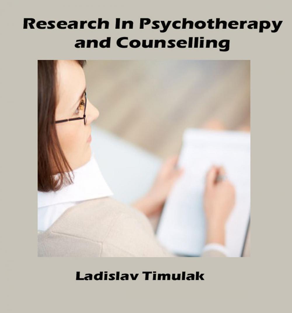 Big bigCover of Research in Psychotherapy and Counselling