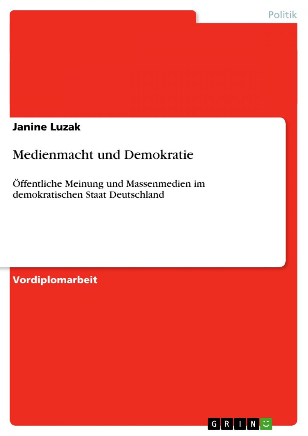 Big bigCover of Medienmacht und Demokratie