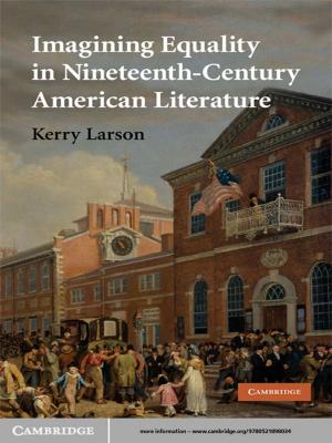 Cover of the book Imagining Equality in Nineteenth-Century American Literature by Joseph H. Antin, Deborah Yolin Raley