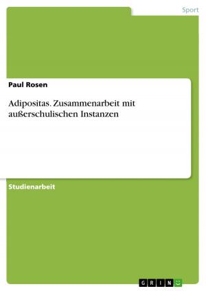 Cover of the book Adipositas. Zusammenarbeit mit außerschulischen Instanzen by Martin Strauss