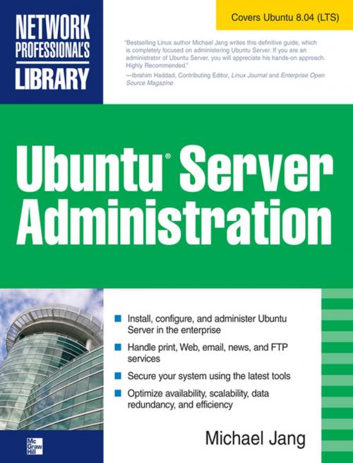 Cover of the book Ubuntu Server Administration by Michael Jang, McGraw-Hill Education