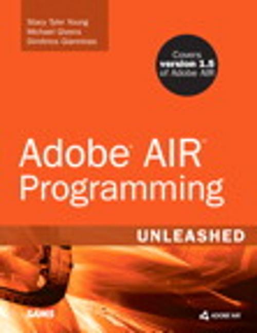Cover of the book Adobe AIR Programming Unleashed by Michael Tyler Givens, Dimitrios Gianninas, Stacy Tyler Young, Pearson Education
