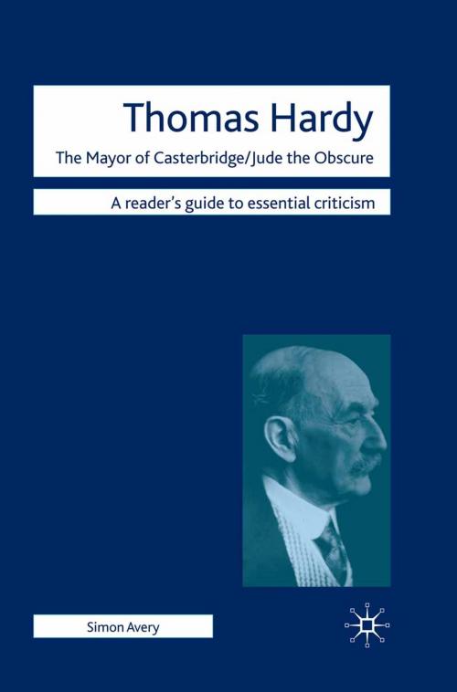 Cover of the book Thomas Hardy - The Mayor of Casterbridge / Jude the Obscure by Simon Avery, Macmillan Education UK