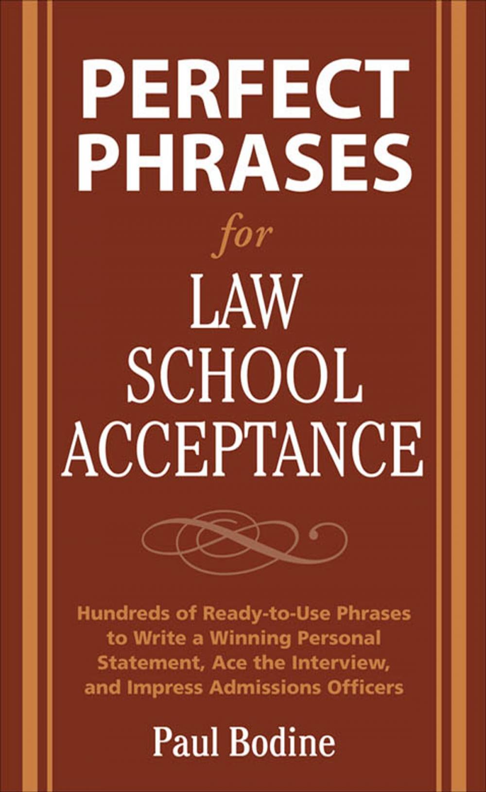 Big bigCover of Perfect Phrases for Law School Acceptance