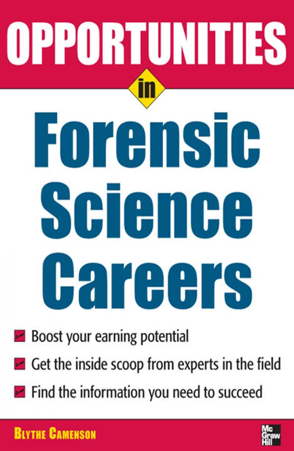 Big bigCover of Opportunities in Forensic Science