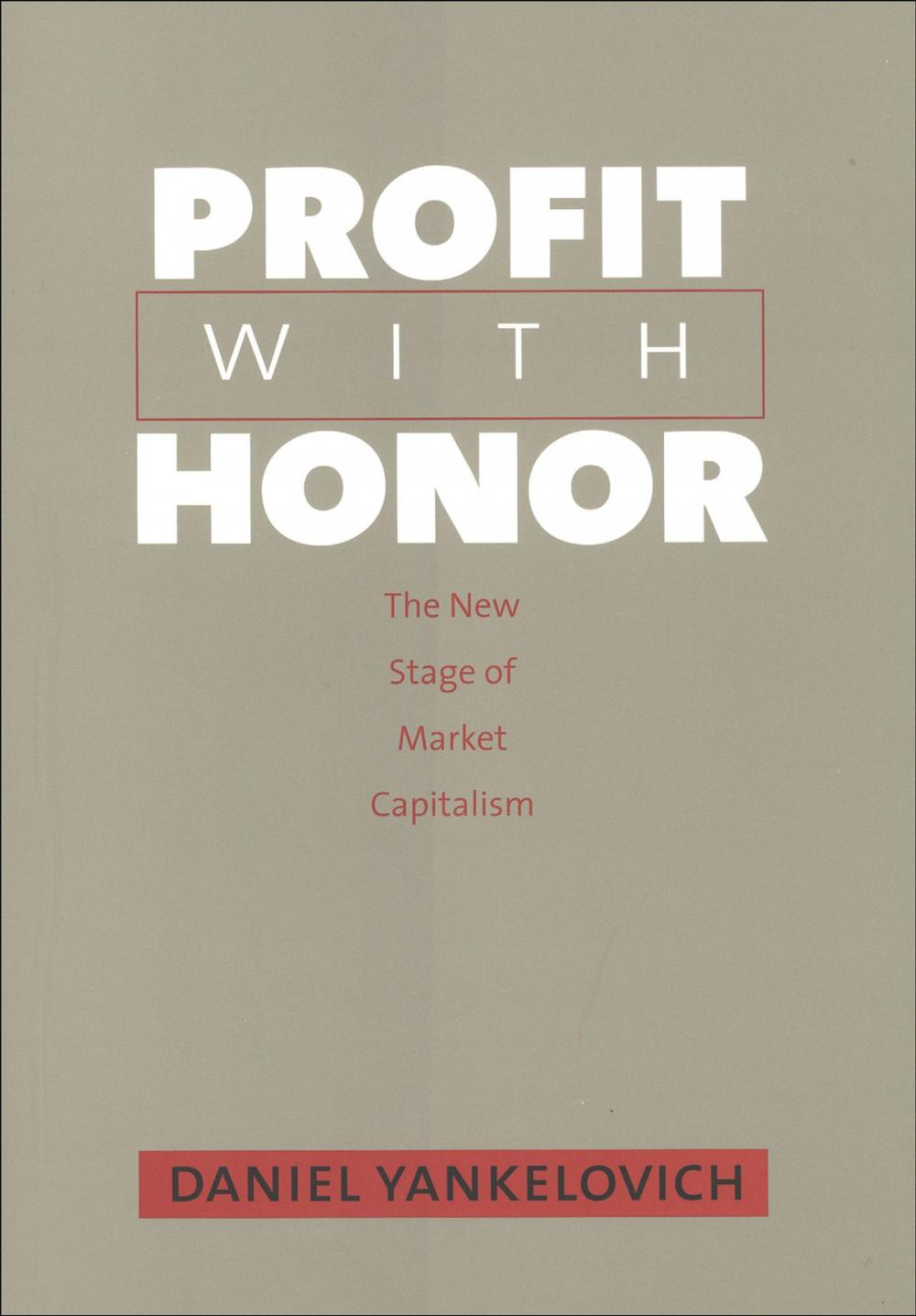 Big bigCover of Profit with Honor