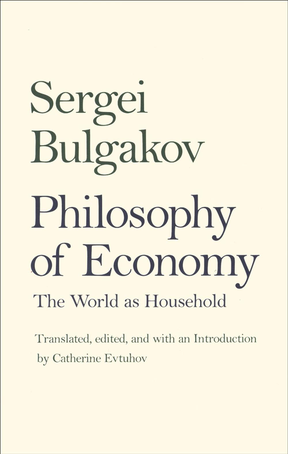 Big bigCover of Philosophy of Economy