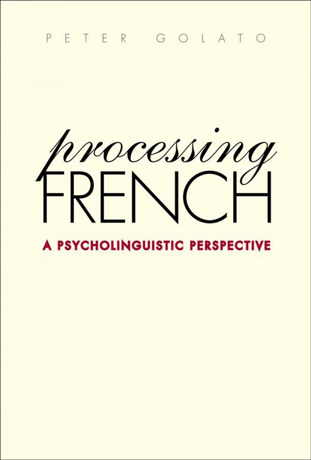 Big bigCover of Processing French