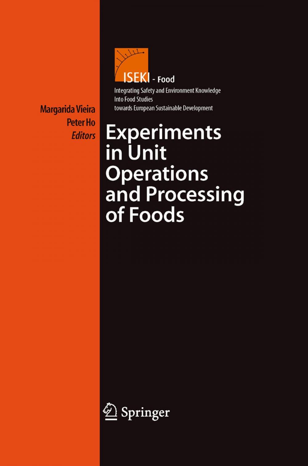 Big bigCover of Experiments in Unit Operations and Processing of Foods