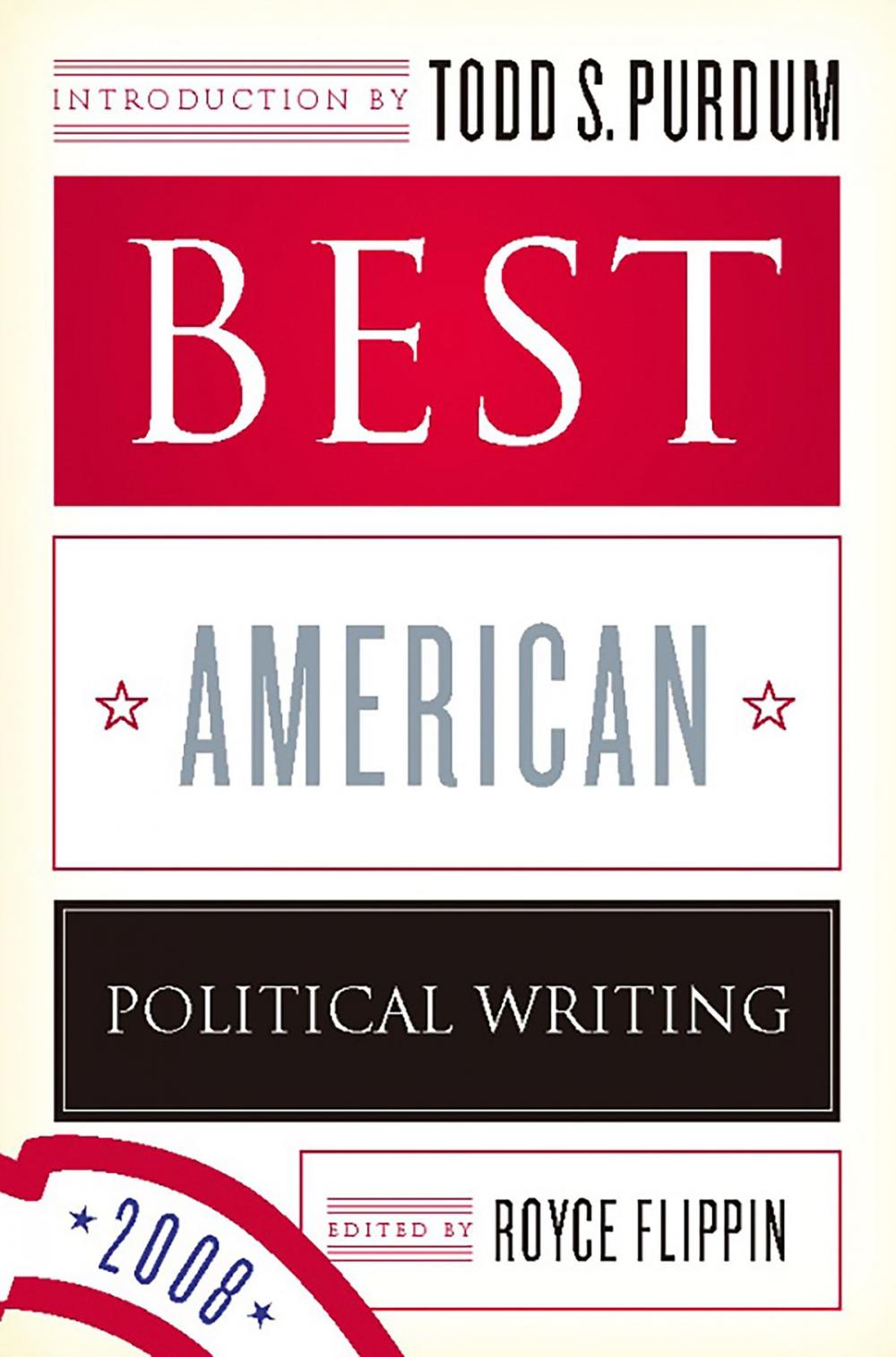 Big bigCover of Best American Political Writing 2008