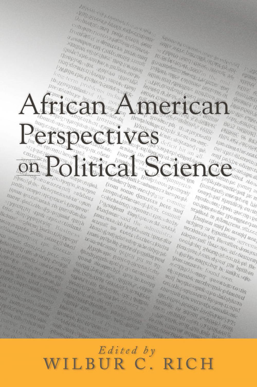 Big bigCover of African American Perspectives on Political Science